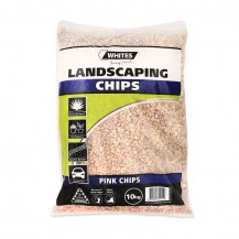 31011 - landscaping chips - 10kg bag - pink